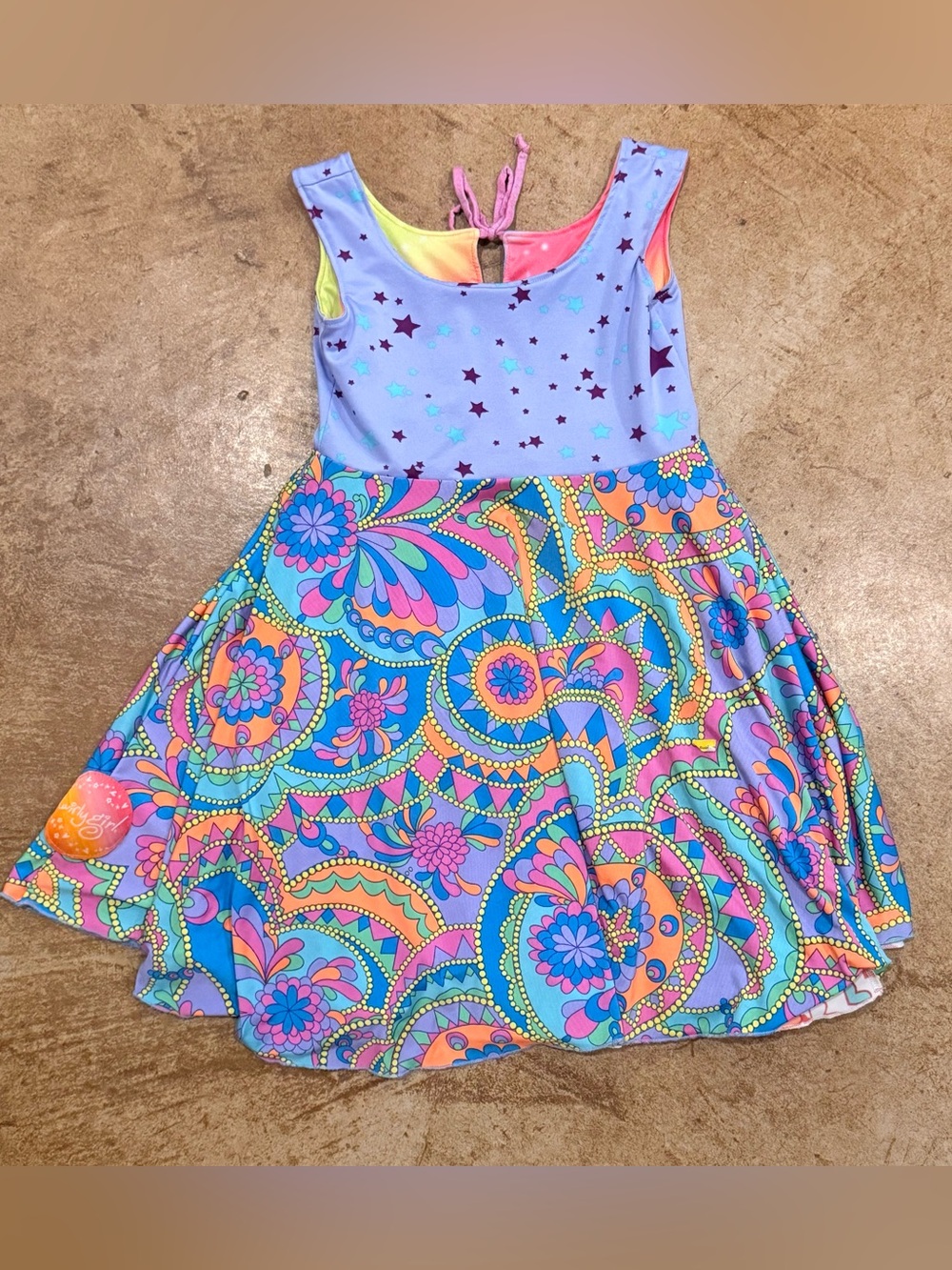 Twirly Girl Reversible Dress Happy Twirl Girls Sz 4T